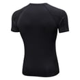 thumbnail image 2 of T Shirt for Men Summer Mens Short Sleeve Quick Dry Breathable Workout T Shirt Men Tee Tops Solid, 2 of 5