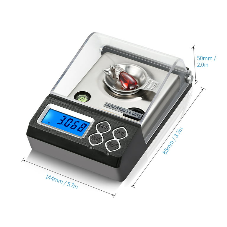 Dropship Milligram Scale USB Powered - Mg/ Gram Scale; Precision Digital  Pocket Carat Scale Electronic Jewelry Scales For Powder Medicine/ Jewelry/  Reloading/ Herb Including Calibration Weights to Sell Online at a Lower