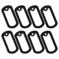 thumbnail image 3 of Miangastore 8pcs Military Style Dog Tag Silicone Silencer Dog Tag Silicone Protective Cover, 3 of 8