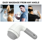 NEXPURE Handheld Neck Back Massager, 8 Massage Heads, 6 Modes for Men & Women, White