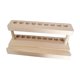 thumbnail image 3 of Soporte de madera para bolígrafos y brochas de maquillaje, soporte portátil y versátil para teléfono bolígrafos para manualidades, ferias vitrinas. color de la madera, 3 of 8