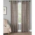 thumbnail image 4 of Miller Curtains Dana 50″ x 95″ Botanical Metallic-Print Window Panel, 4 of 7