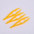 thumbnail image 3 of Plastic Tweezers First Aid Tweezers Handcrafts Crafts For Kids Home Classroom School Use Creative Game Tools (8 Pcs, Green And Yellow), 3 of 5