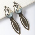 thumbnail image 3 of Seagull Elegant Stainless Steel Vintage Crown-Shaped Bookmarks Book Accessories for Reading Enthusiasts and Book Lovers, 3 of 5