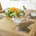 thumbnail image 4 of Ambesonne Animal Place Mats Set of 4, Engraving Horse Head, Standard Size, Brown and Sand Brown, 4 of 6