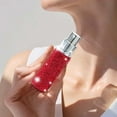 thumbnail image 2 of FSTDelivery Portable 10ml Perfume Spray Bottle Sample Vials, Shiny Rhinestone Cosmetic Bottle Mini Perfume Spray Dispensers, Vials Refillable Sprayer Makeup Tool for Travel Carrying, Red, 2 of 5