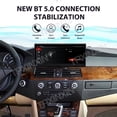thumbnail image 5 of TPXINXIN Ultra-Thin 10.25 Inch Gesture Control Screen for BMW 5 Series E60 2003-2010 CCC Android 13.0 Car Radio Multimedia Video Player Wireless Carplay, 5 of 13