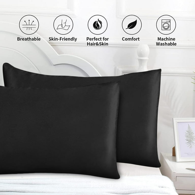 Silk pillowcase for hair walmart 2025