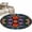 Multi, variant on Round Rugs 4Ft, Mexican Flower Round Area Rug Washable Indoor Throw Carpet, Abstract Colorful Floral Leaf Plant Soft Non Slip Circle Rug for Kitchen Nursery Room Home Decor Aesthetic