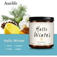 thumbnail image 2 of Hello Winter Candle - Soy Scented for Christmas, Home & Gifts, 2 of 7