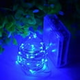 thumbnail image 3 of 30 LED String Light Battery Operated Copper - Blue, 3 of 5
