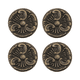 thumbnail image 1 of unbranded 4Ud Manijas Decorativas De Muebles En Estilo Color Café Para Gabinetes, 1 of 7