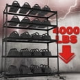thumbnail image 4 of WORKPRO 4000 lbs 5-Tier Metal Shelving Unit, 72”H x 48”W x 24”D, Heavy Duty Adjustable Storage Rack, for Garage, Basement, Warehouse, Workshop, 4 of 9
