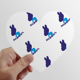 thumbnail image 1 of American Democratic chotu Blue repeat Calcomanías cardíacas,calcomanías para equipaje, 1 of 3