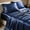 Navy, variant on SoComfy by Bedelite Queen Satin Sheets, Silky Soft Cooling, 15-Inch Deep Pocket, 4-Piece, Beige