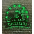 thumbnail image 2 of Craftnamesign Custom Deer Turkey And Bass Fishing Metal LED Light, Personalized Hunter Name Sign, 2 of 5