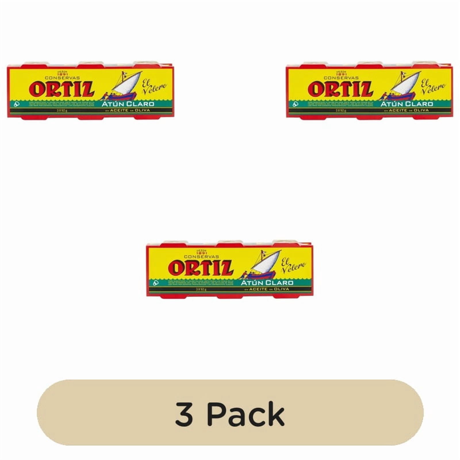 Brindisa Ortiz Yellowfin Tuna Fillet in Olive Oil 3 x 92g, British Import (Pack of 3)