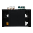 thumbnail image 4 of Zimtown Aparador de madera Buffet Gabinete de almacenamiento Mesa de sofá de consola de 42 pulgadas con puertas corredizas Zimtown contemporary, 4 of 6