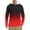 Black, variant on Hoodies for Men Summer Sun Protection Breathable Gradient Long Sleeve Pullover Hoodies L