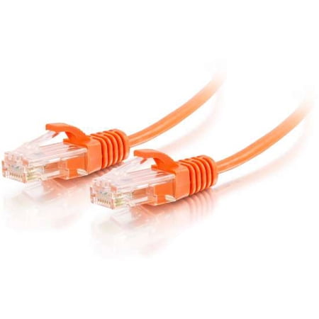 UPC: 0757120011798 | Ortronics 10ft Cat6 Snagless Unshielded (UTP) Slim Ethernet Network Patch Cable – Orange