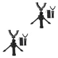 thumbnail image 4 of VONKY Black Exquisite Craft Tripod With Matte Surface And Round Edge For Smooth Line Shooting V Yoke Stick Black 2Set, 4 of 6