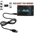 thumbnail image 1 of CHAO Adaptador SCART a HDMI 1080P Convertidor de audio y video de alta gama Cable USB para TV DVD, 1 of 5