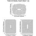 thumbnail image 6 of 3 Style Rectangle Frame Cutting Dies Frame Background Carbon Steel Die Cuts for DIY Crafting Embossing Stencil Template, 6 of 8
