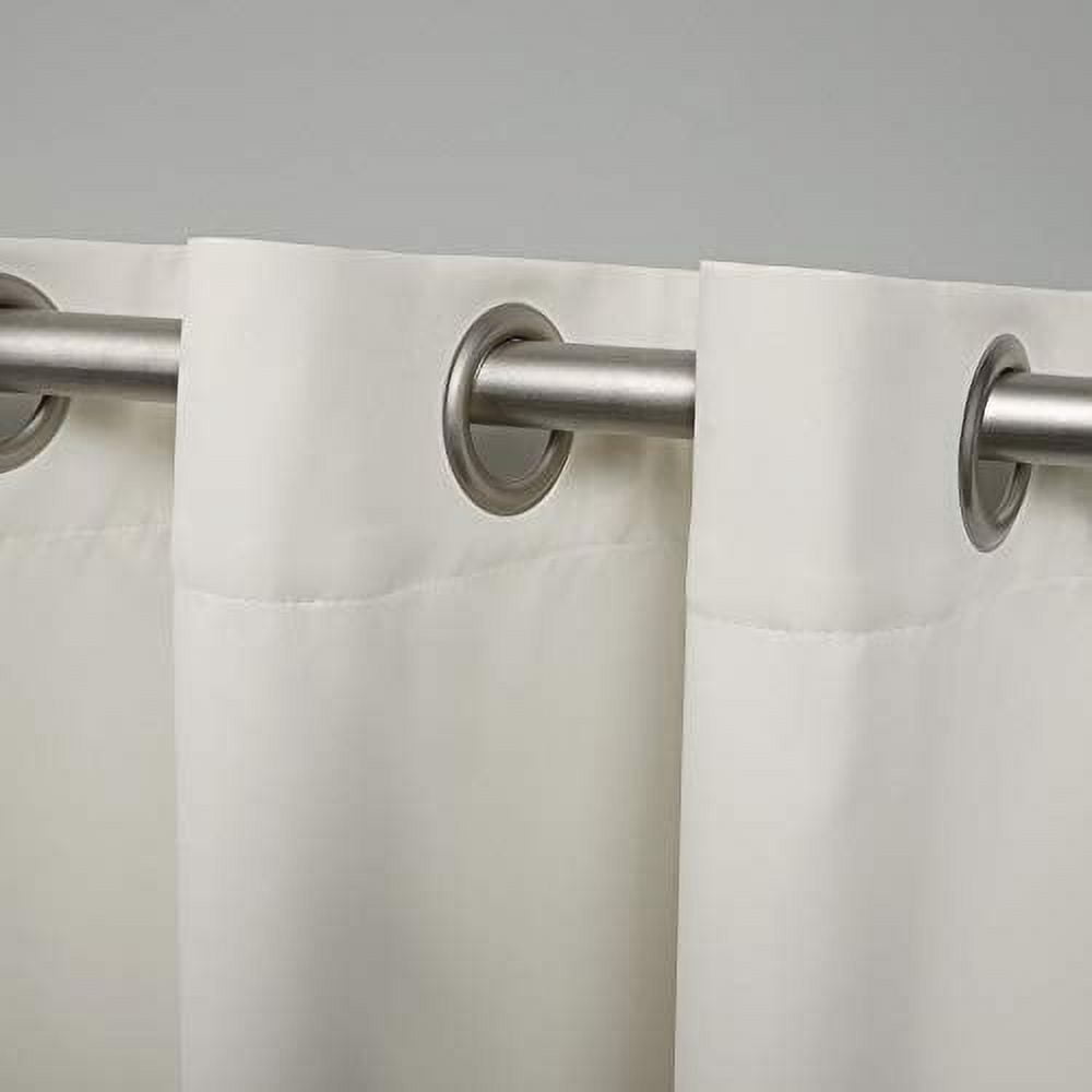 Exclusive Home Academy Total Blackout Grommet Top Curtain Panel Pair, 52"x108", Ivory
