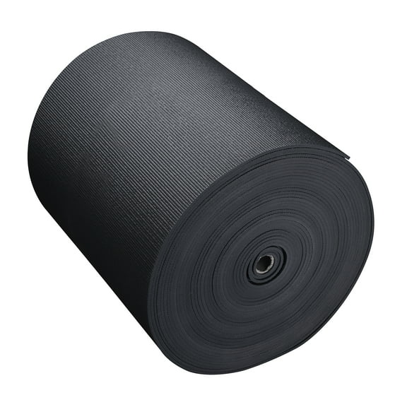 Explore Yoga Mat Roll by Sunshine Yoga (24"x 4mm x 100 ft) (Black)