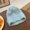 blue, variant on Plush Knitted Hat Female Autumn And Winter Pink Korean Version Warm Wild Wool Hat Japanese Big Head Circumference Small Face