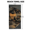 thumbnail image 5 of BCIIG Dachshund Quick Dry Towel Graphic Beach Towel for Travel and Kids, Adults, 27.5x55in, Ultra-Fine Fiber, Lightweight Towel 55x27.5in, 5 of 7