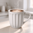 thumbnail image 3 of Mainstays Fluted Ceramic Coffee Mug, 15oz, 3 of 5