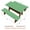 Green, variant on Mizhona Fall Picnic Table Cover with Bench Covers Black and Orange Checkered Rectangle Camping Table Cloth with Elastic Waterproof Reusable for Outdoors Patio BBQ 72"X30"