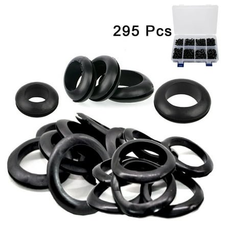 

FarDo 295Pcs Waterproof Rubber Grommet Kit Electrical Conductor Wiring O Ring Gasket