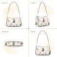 thumbnail image 7 of FORMRS Womens Shoulder Bag with Chain Strap Clutch Purse Cute Tote Handbag, Bunnies and Carrots, 7 of 7