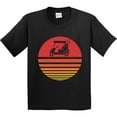 thumbnail image 3 of Inktastic Golf Cart at Sunset Youth T-Shirt, 3 of 5