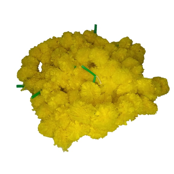 Artificial Marigold Flower Garlands| Height 4.5 Feet