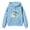 Blue, variant on XFeng Kids Pullover Hoodie Casual Long Sleeve Hooded Sweatshirt with Kangaroo Pocket