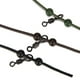 thumbnail image 4 of 3 juegos de manguitos de silicona para tubos de pesca, mangueras, aparejos, clips giratorios con ojal giratorio Negro, 4 of 7