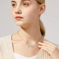 thumbnail image 3 of NUNCAD Infinity Pendant Necklace for Women 925 Sterling Silver Necklace Rose Gold Plated Forever Love Necklace Fashion Jewelry Gifts for Women, 3 of 5