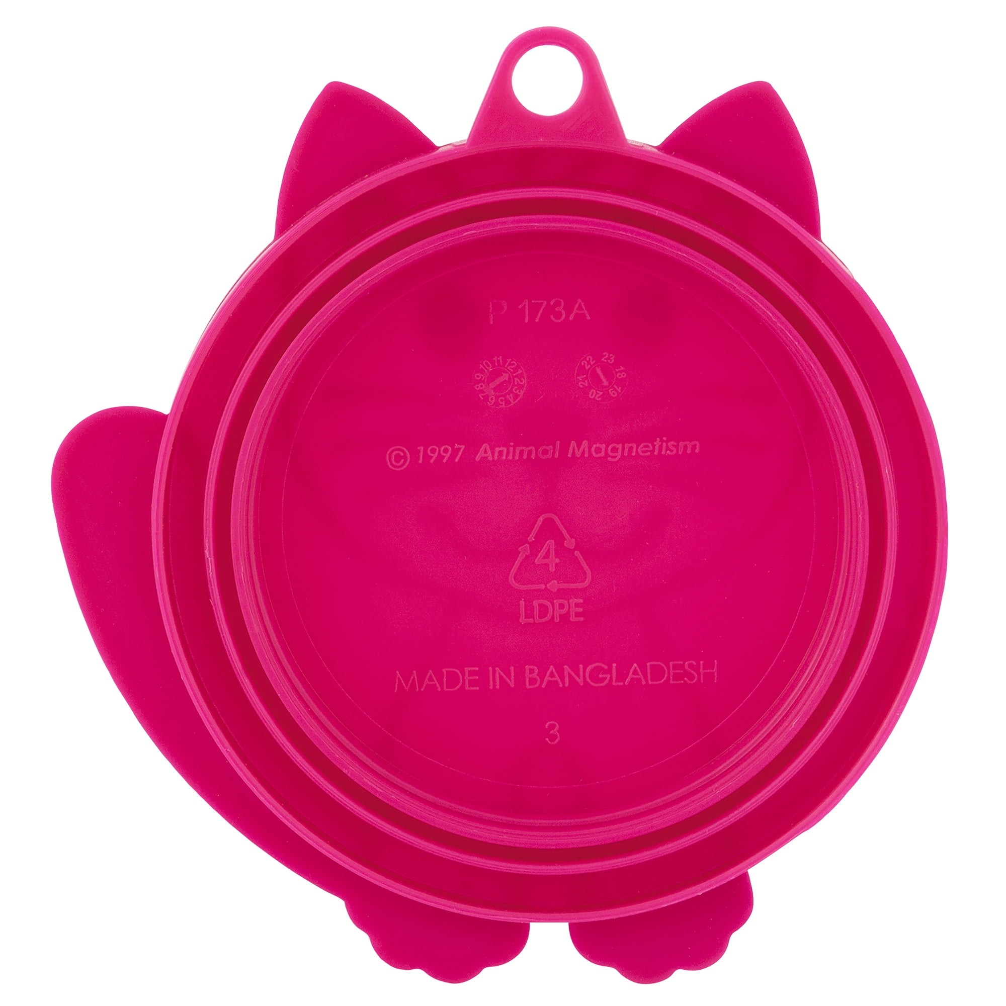Aspen Pet Kitty Kap Cat Food Can Cover, Pink