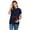 NYXL, variant on EGNMCR Short Sleeve Round-Neck Blouses & Shirts Women Short Sleeve Letter Print T-shirt Tops Pregnancy Blouse Pregnant Women Blouse
