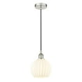 thumbnail image 3 of Innovations Lighting - White Venetian - 1 Light Cord Hung Mini Pendant In Modern, 3 of 7