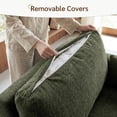 thumbnail image 7 of Marrber 51.6" Convertible Pull-Out Sofa Bed Sleeper Loveseat with Backrest, suitable for small spaces, chenille dark green, 7 of 7