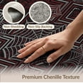 thumbnail image 6 of ODIKA 3'x5' Washable Throw Rug Stain Resistant, Low Profile, Non-Slip Mens Web Men Abstract Maze Motifs Graphic Panel Border Webs Wevs for Entryway, Kitchen, Mudroom, 6 of 7