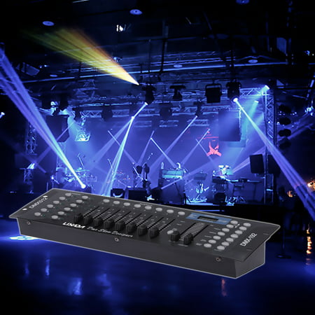 Lixada 192 Channels DMX512 Controller Console for Stage Light Party DJ Disco Operator