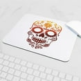 thumbnail image 5 of CafePress - Red And Orange Sugar Skull Mousepad - Non-slip Rubber Mousepad, Gaming Mouse Pad, 5 of 6