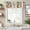Beige Light Blue Light Yellow, variant on Christmas Snowman Farmhouse Short Window Curtain Valances, Winter Coastal Beach Palm Tree Xmas Rod Pocket Kitchen Valances for Living Room Bedroom Bathroom Cafe 42" x 18"