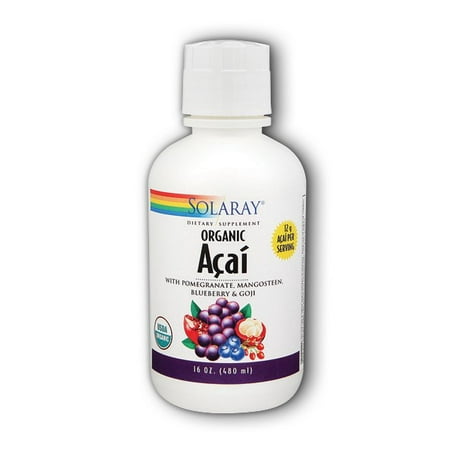 Solaray Organic Acai Juice, 16 Fl Oz