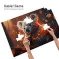thumbnail image 3 of Sikiie Cute Maple Leaf Koala Puzzle, Jigsaw Puzzles, Jigsaw Puzzles 1000 Pieces, Custom Jigsaw Puzzle for Adults (29.5×19.7in, Horizontal), 3 of 9